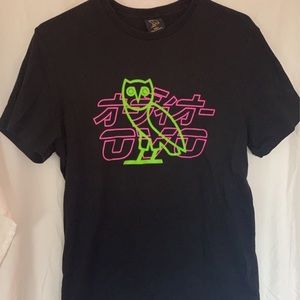Octobers Very Own Tokyo Neon Owl T-shirt